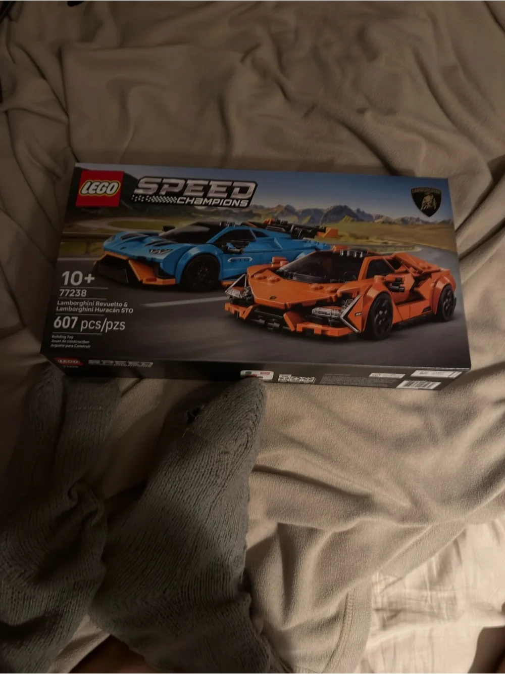 LEGO Speed Champions Blue & Orange Lamborghini Twin Build Set brand New - Picture 3 of 6